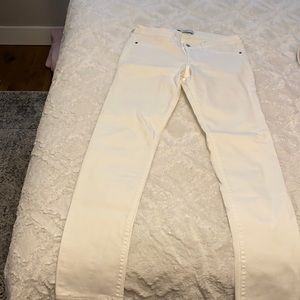Abercrombie & Fitch white jeans